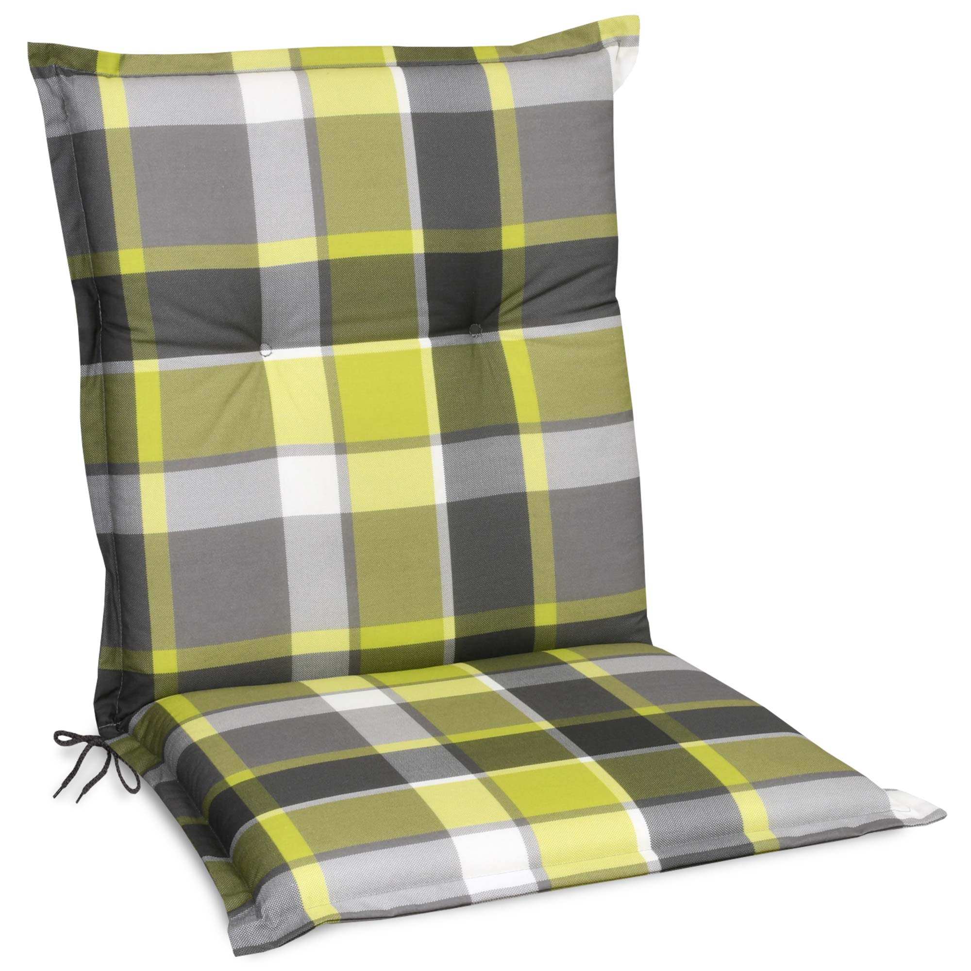 Beautissu Sunny Niedriglehner Auflagen 100x50x6 cm, diverse Farben, hochwertige gepolsterte Gartenstuhlauflage.