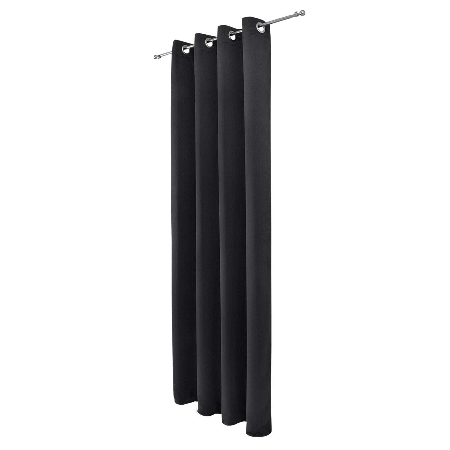 Blackout curtains with grommet hanger, Beautissu Ösenschal Amelie, 100% polyester, UV-resistant colors, decorative home accent.