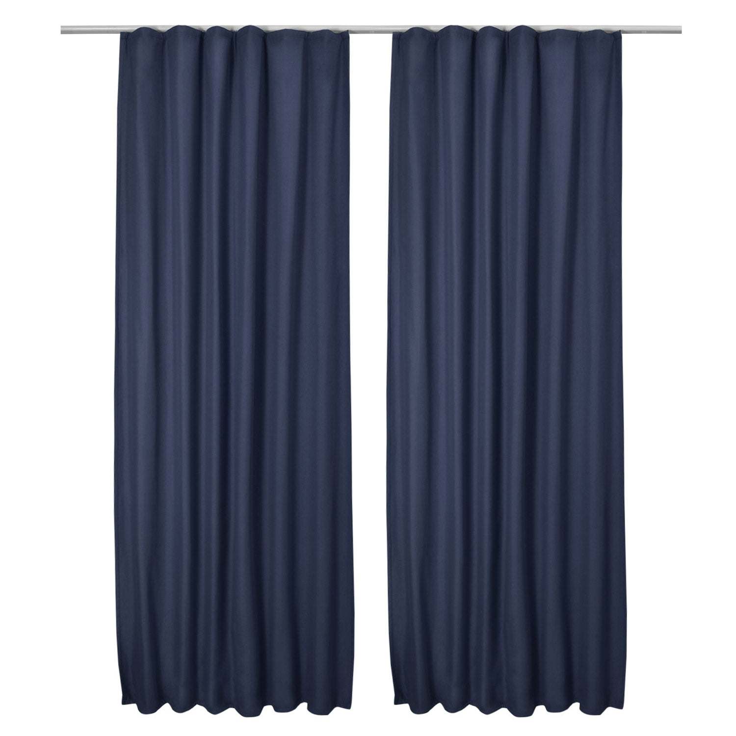 2er Set Beautissu Kräuselband Amelie Thermo Vorhänge in verschiedenen Farben, wärme- und kälteisolierend, 100% Polyester, lichtbeständig.