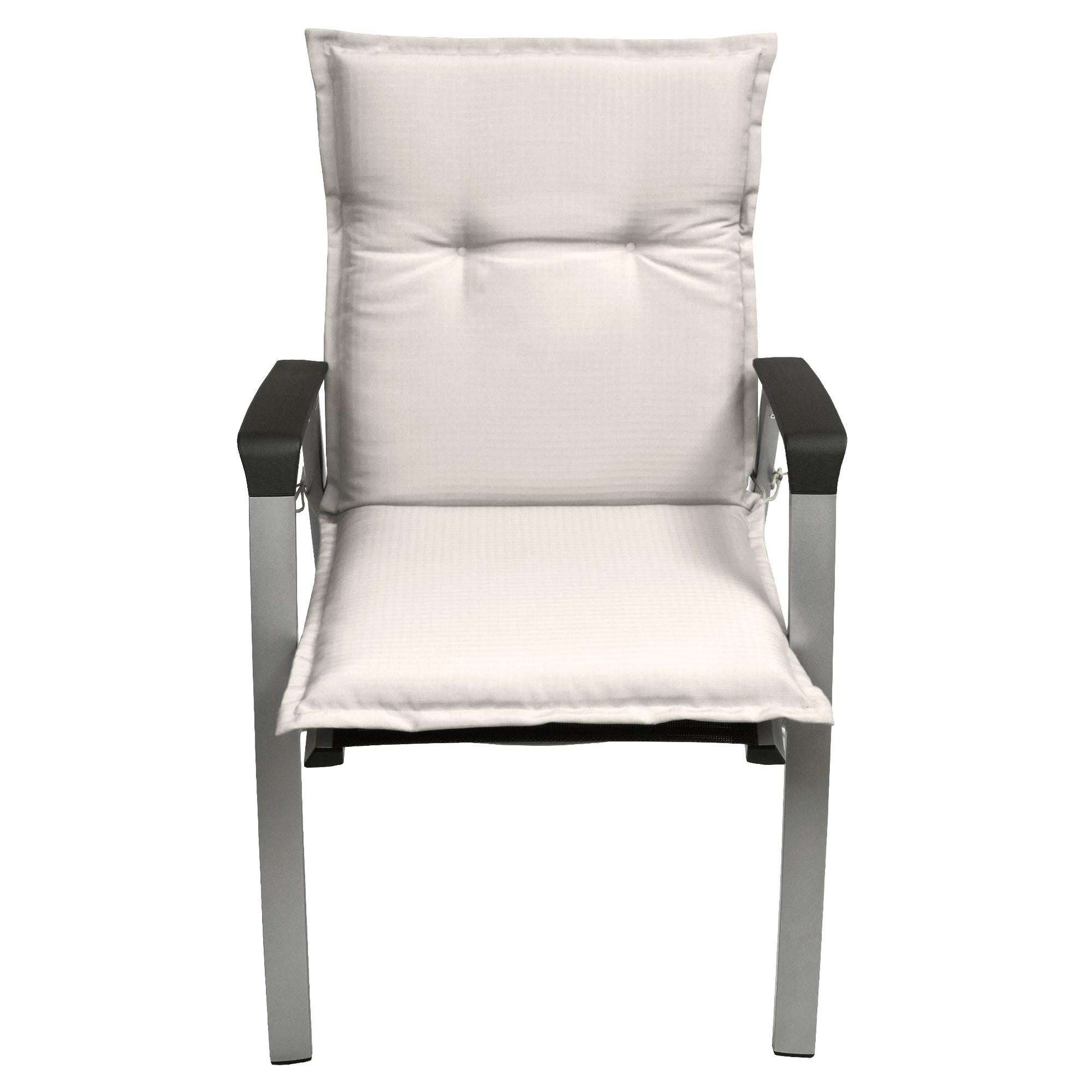 Beautissu Base NL Niedriglehner Auflage on chair, 100x50x6 cm, various colors, garden cushion.