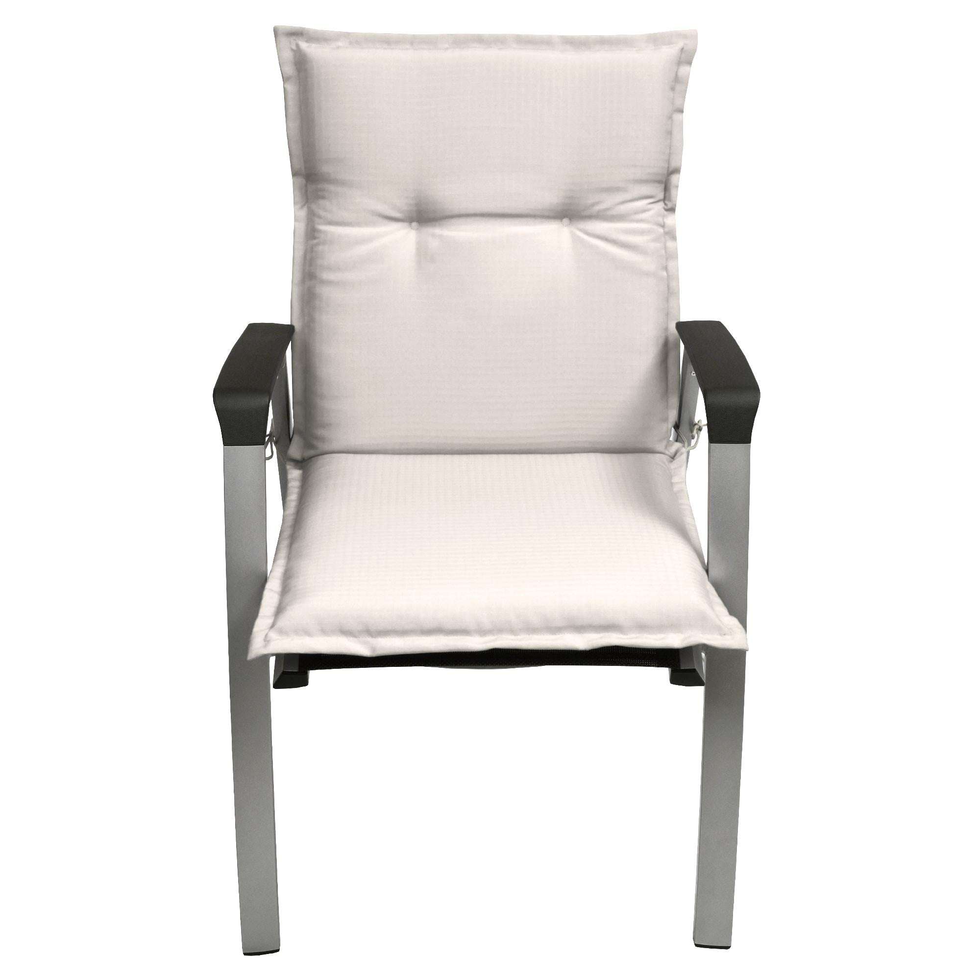 Beautissu Base NL Niedriglehner Auflage on chair, 100x50x6 cm, various colors, garden cushion.