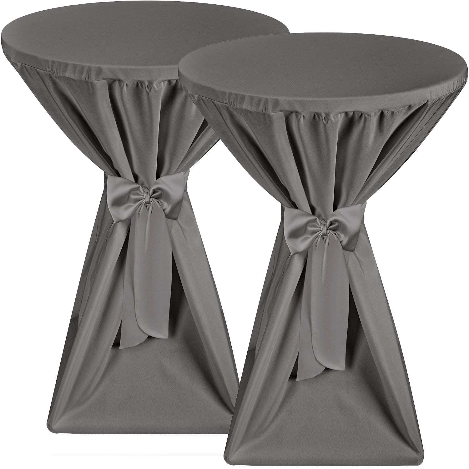 2er Set Beautissu Premium Stehtischhusse Ø60/70/80 cm div. Farben