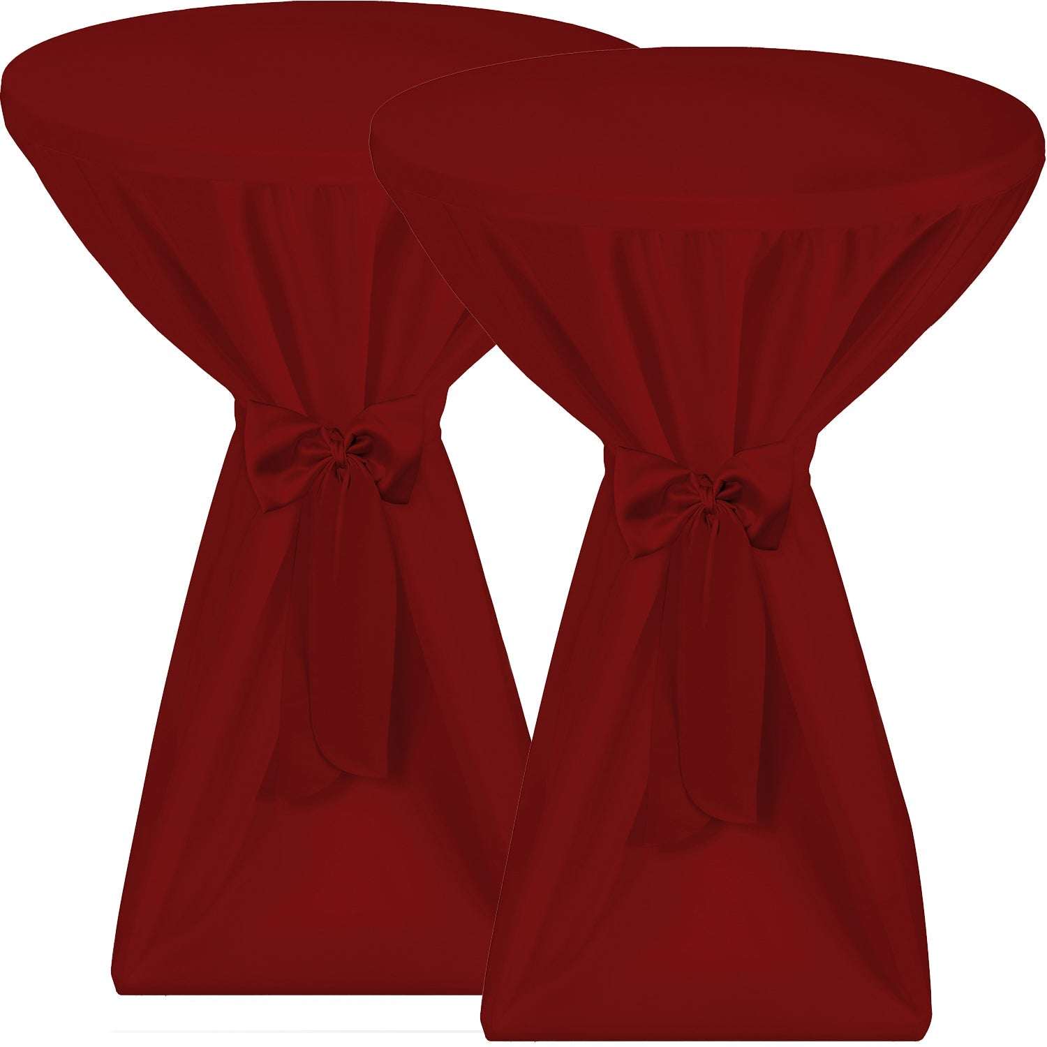 2er Set Beautissu Premium Stehtischhusse Ø60/70/80 cm div. Farben