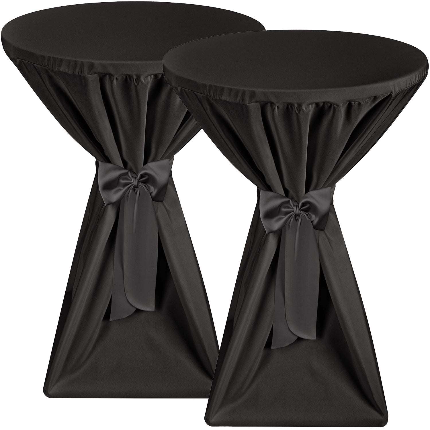 2er Set Beautissu Premium Stehtischhusse Ø60/70/80 cm div. Farben