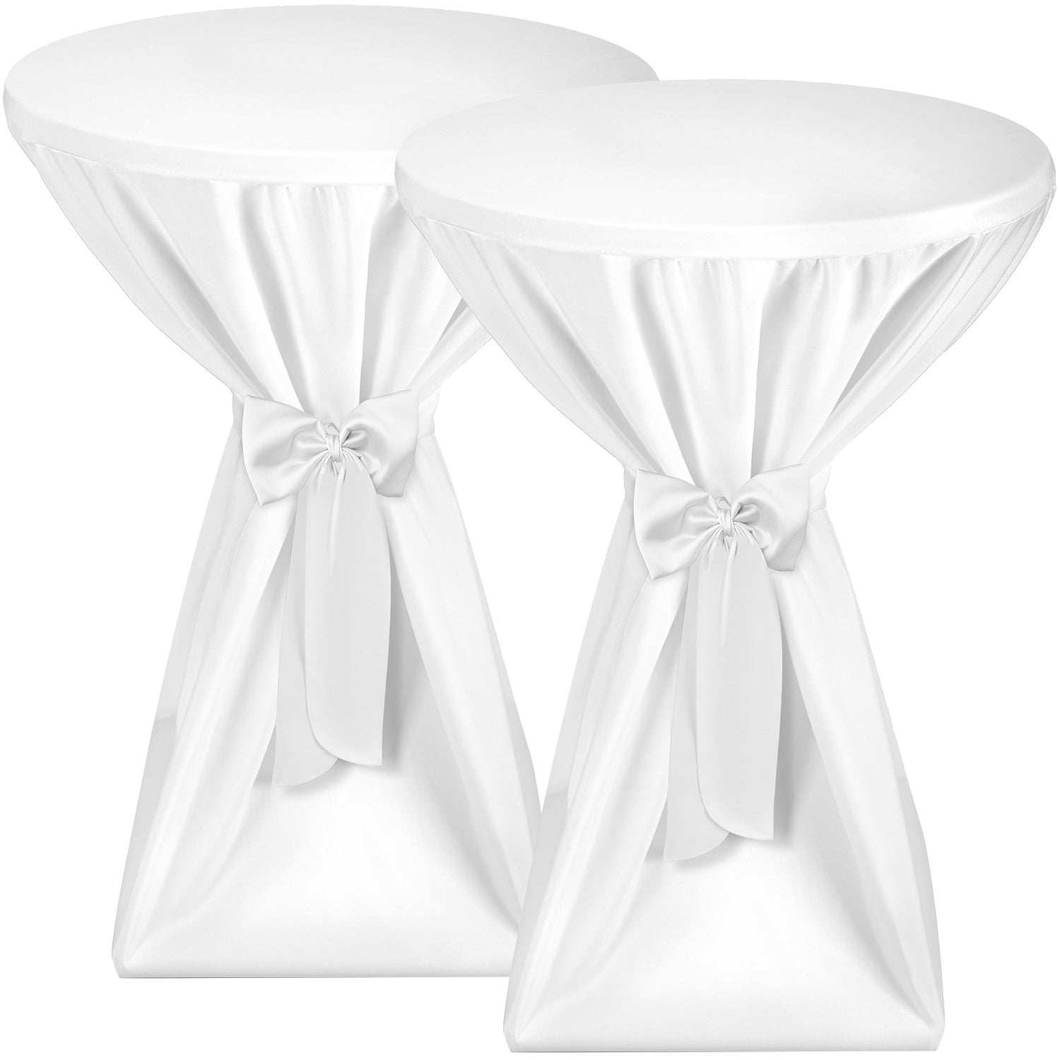 2er Set Beautissu Premium Stehtischhusse Ø60/70/80 cm div. Farben