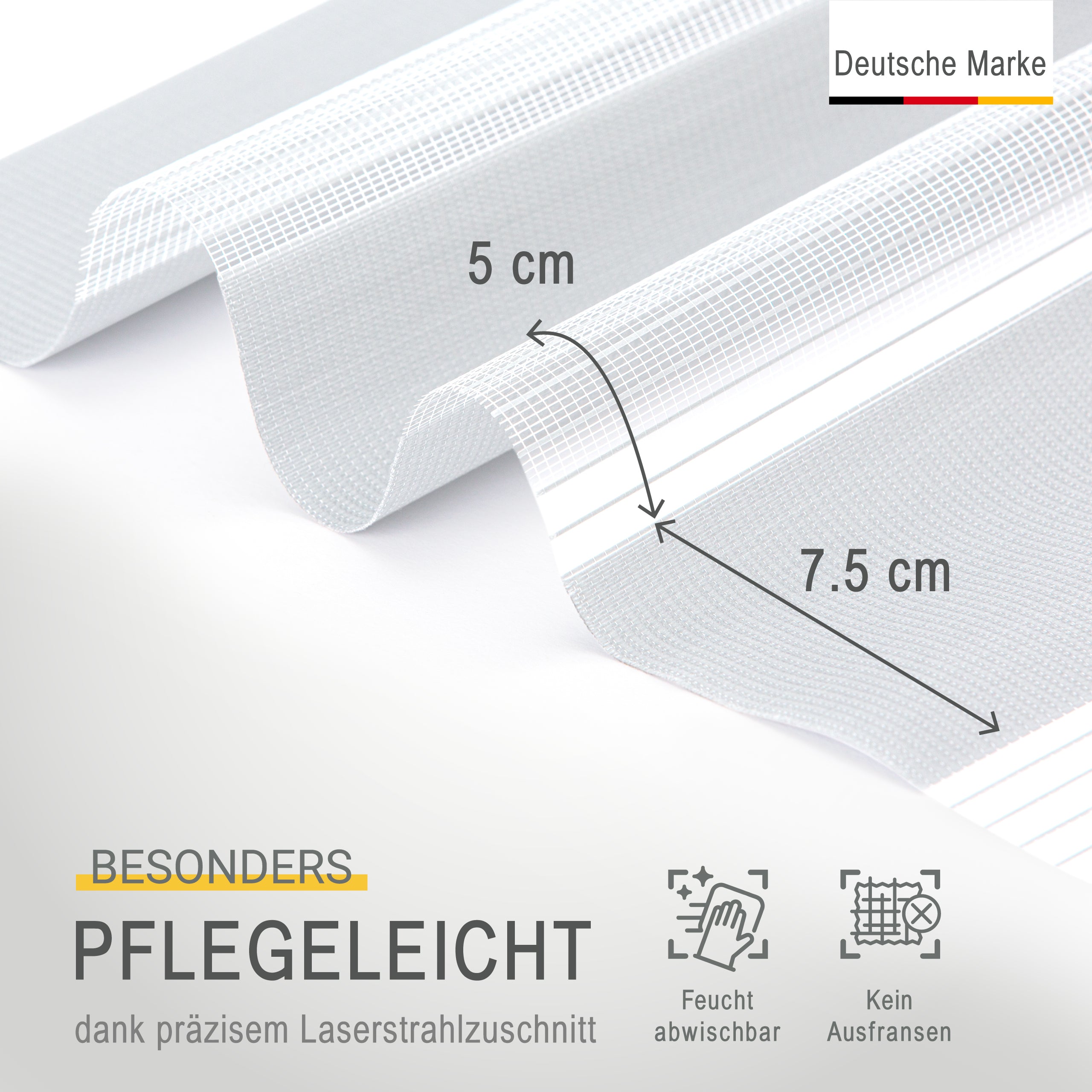 Doppelrollo SolDecor DL2 pflegeleicht, kinderleicht montierbar, lichtdurchlässig, ohne Bohren, Sol Royal.