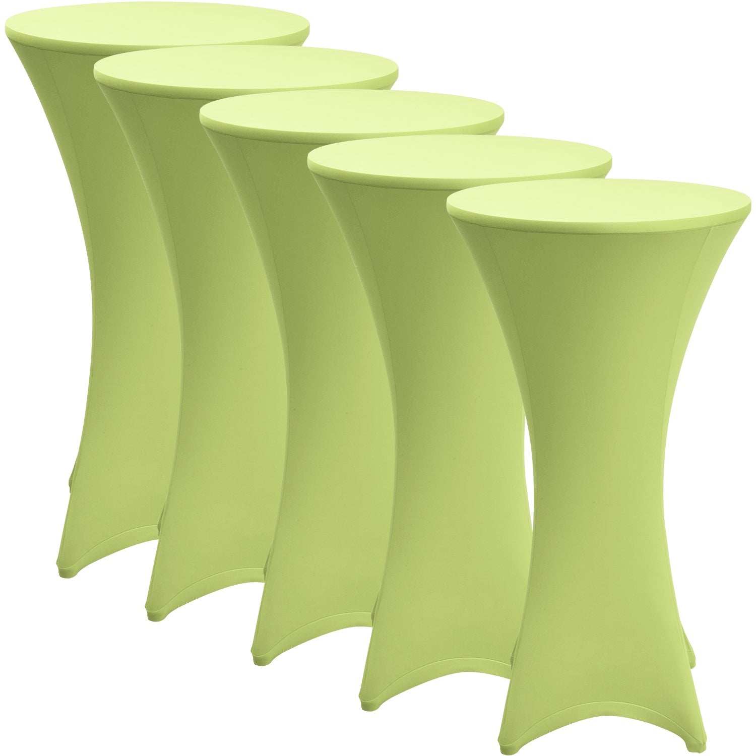 5er Set Beautissu Stehtischhusse Stella Ø60-70-80cm div. Farben