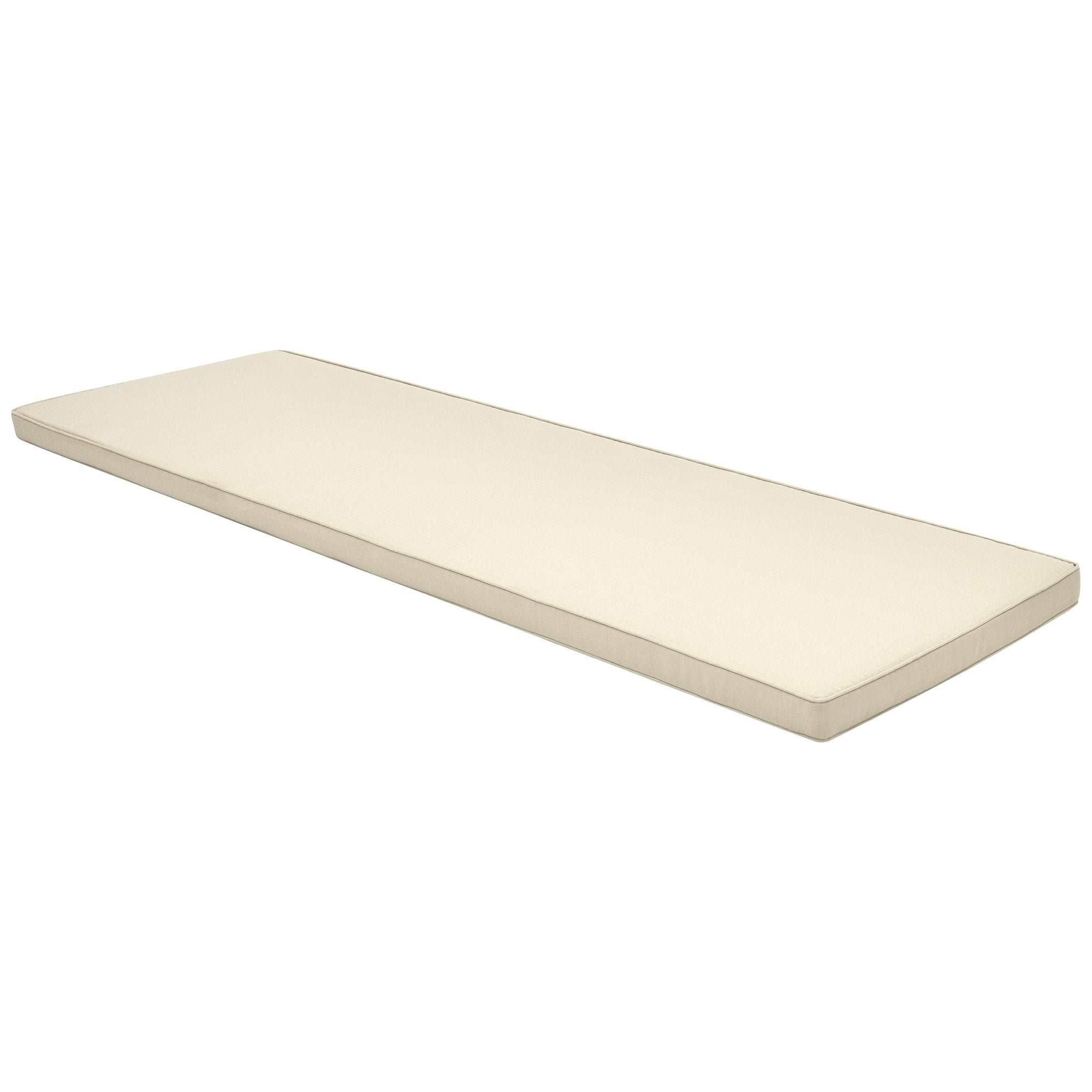 Beautissu Base BK bench cushion in beige with washable cover.