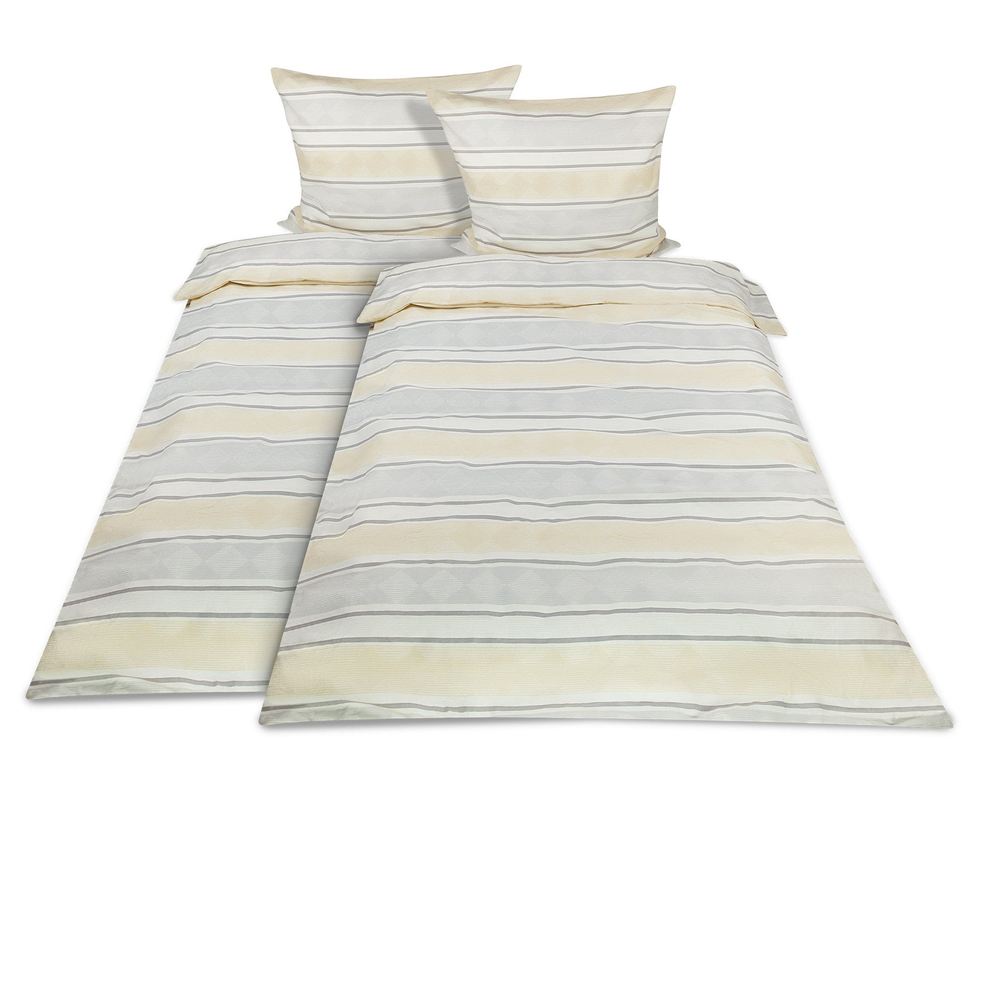 2er Set Beautissu Biber Bettwäsche, 100% Baumwolle, atmungsaktiv, flauschig, 135x200cm/155x220cm Bettdecken und 80x80cm Kissenbezüge.