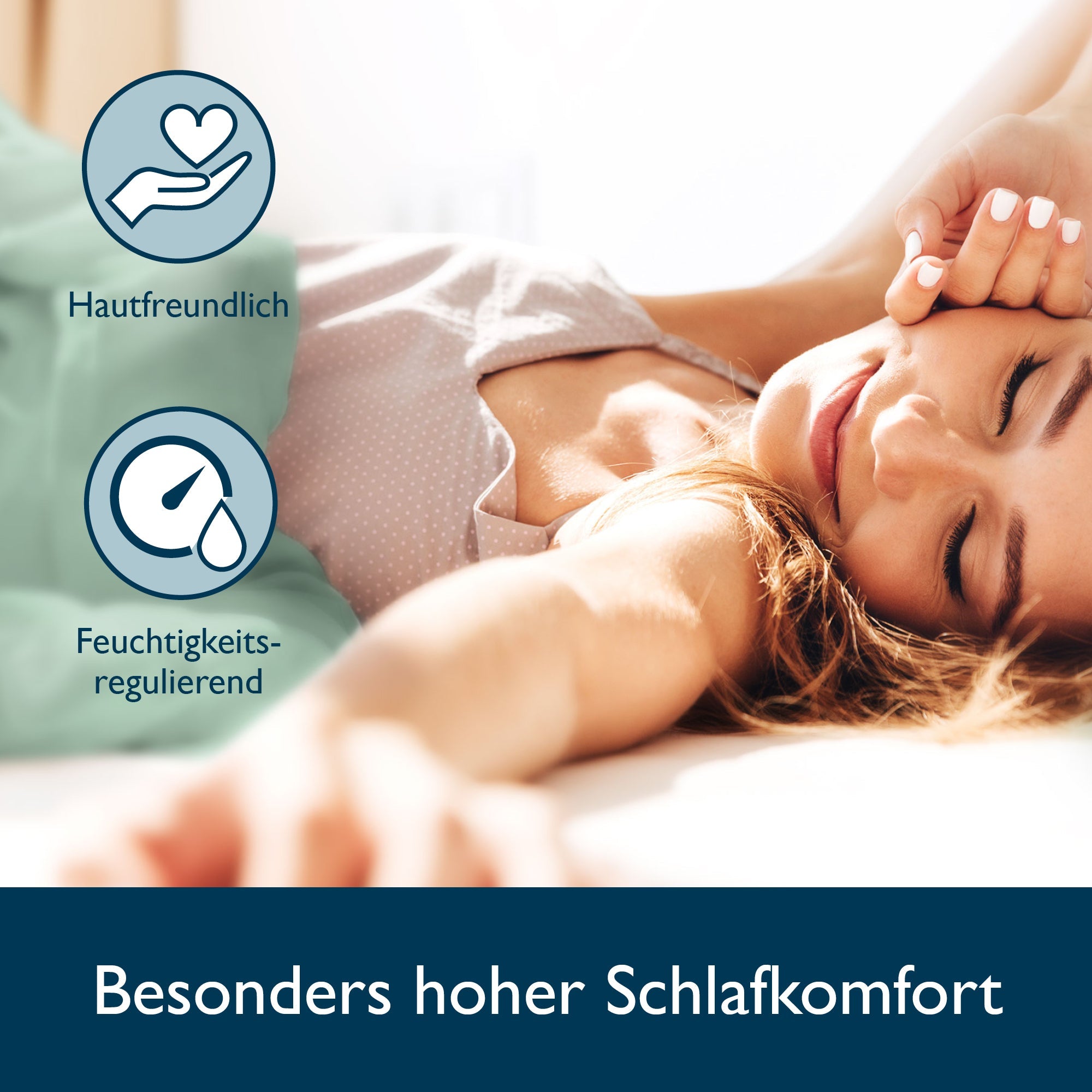 4tlg. Set Beautissu Meline Seersucker Bettwäsche, hautfreundlich und feuchtigkeitsregulierend, besonders hoher Schlafkomfort.