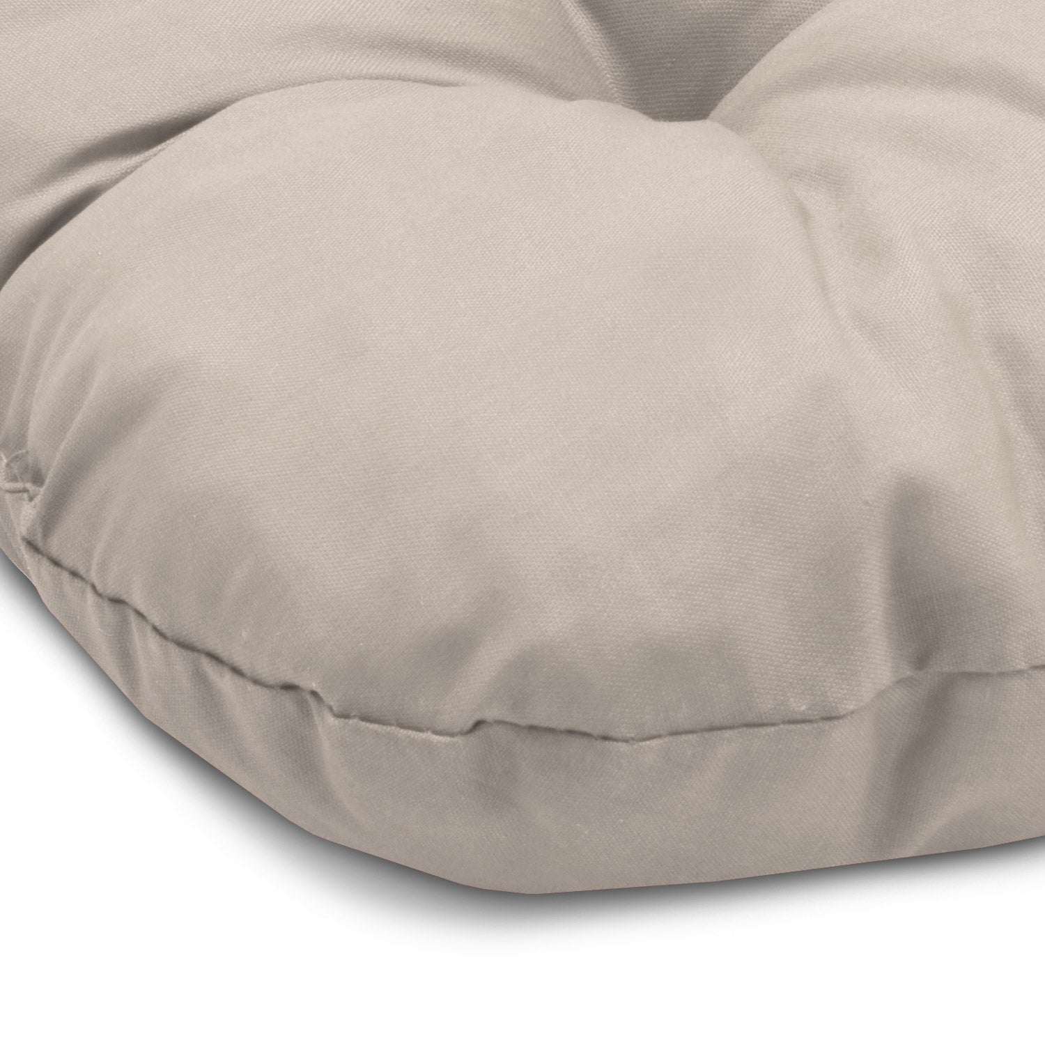 4er Set Beautissu Lisa Stuhlkissen 40x40cm, beige, Dekokissen, hochwertig verarbeitet.