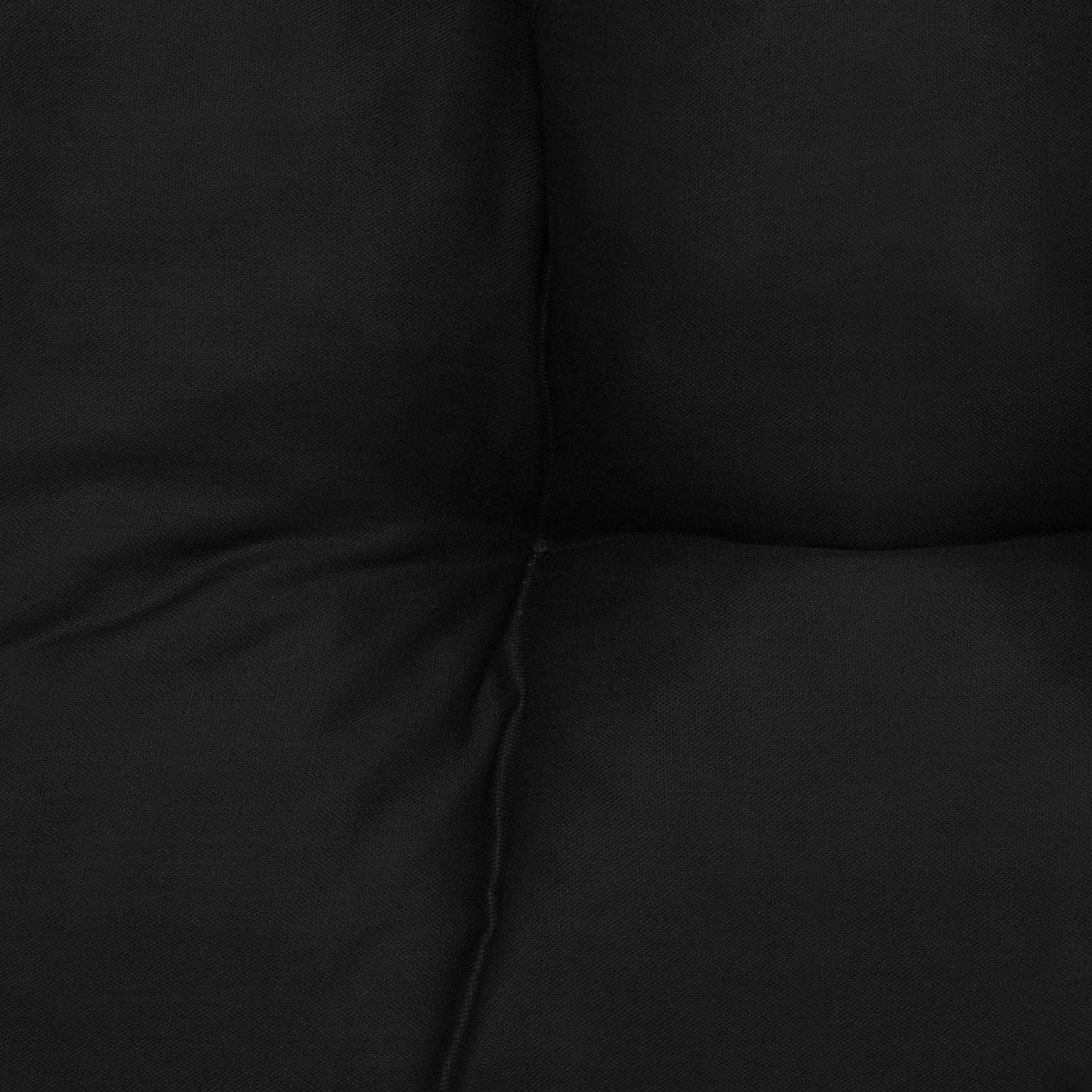 4er Set Beautissu Lisa black seat cushion, 40x40cm, durable fabric, versatile use.