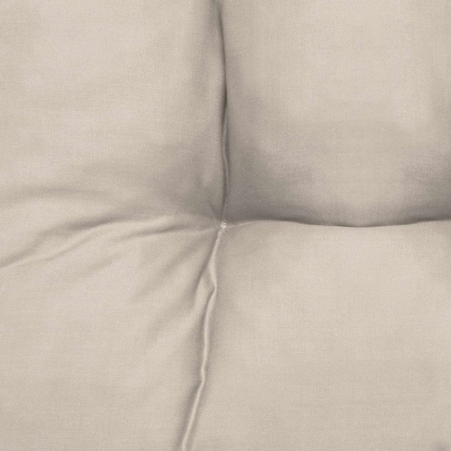 4er Set Beautissu Lisa Stuhlkissen 40x40cm in beige fabric, comfortable and versatile decor cushion.