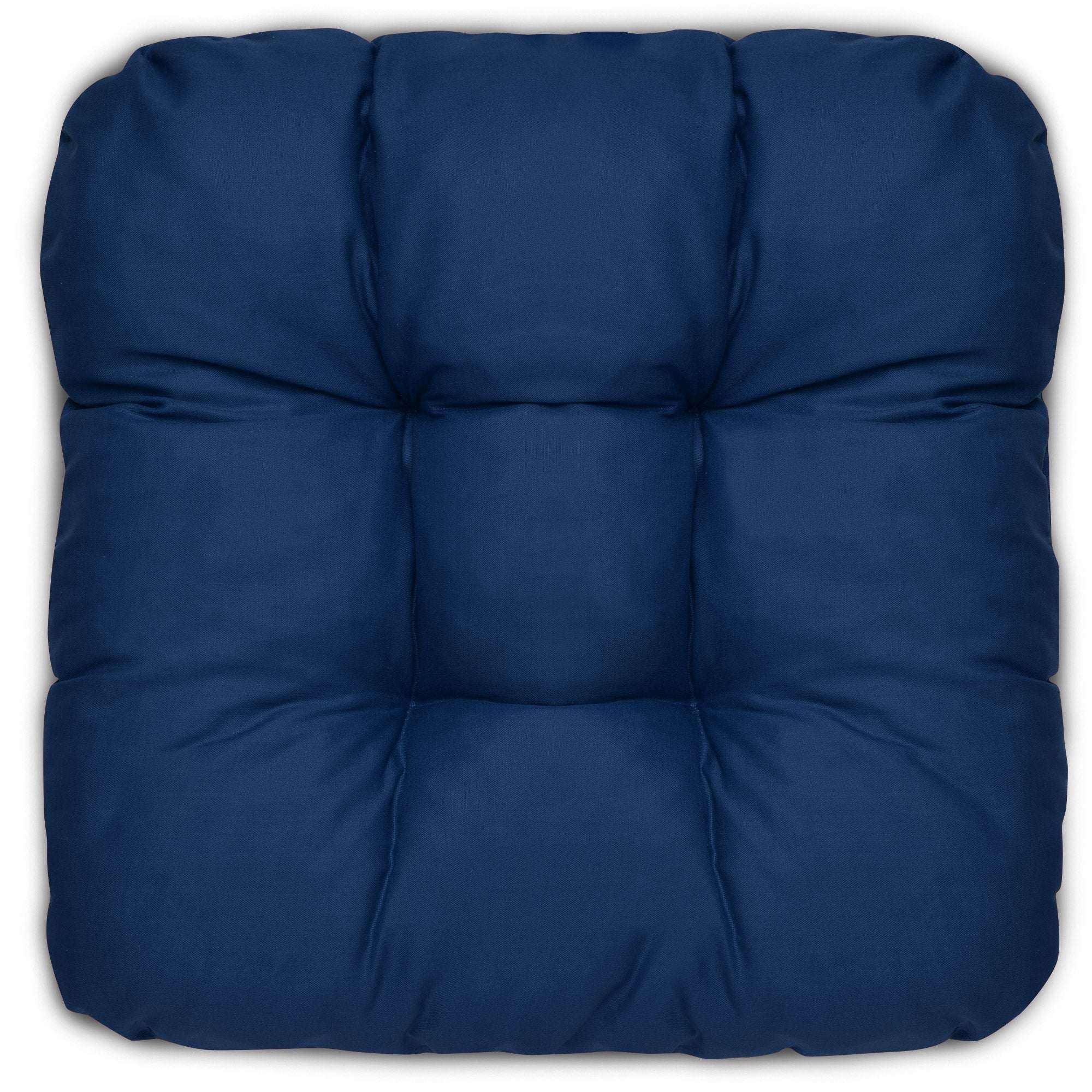 4er Set Beautissu Lisa 40x40cm dark blue chair cushion.
