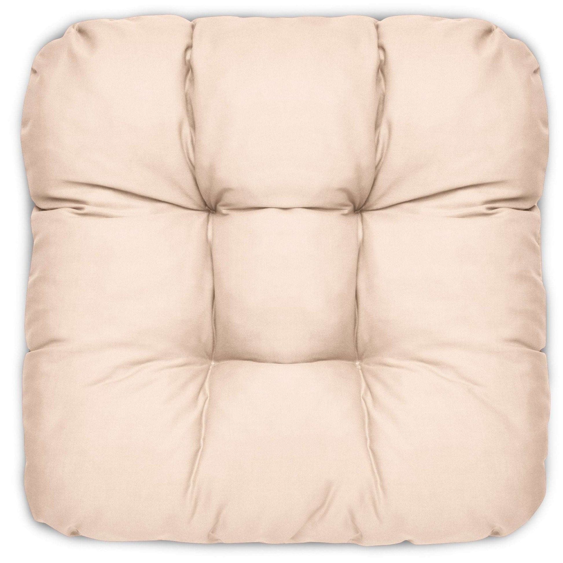 4er Set Beautissu Lisa Stuhlkissen 40x40cm in beige, vielseitig, hochwertig, Oeko-Tex zertifiziert.