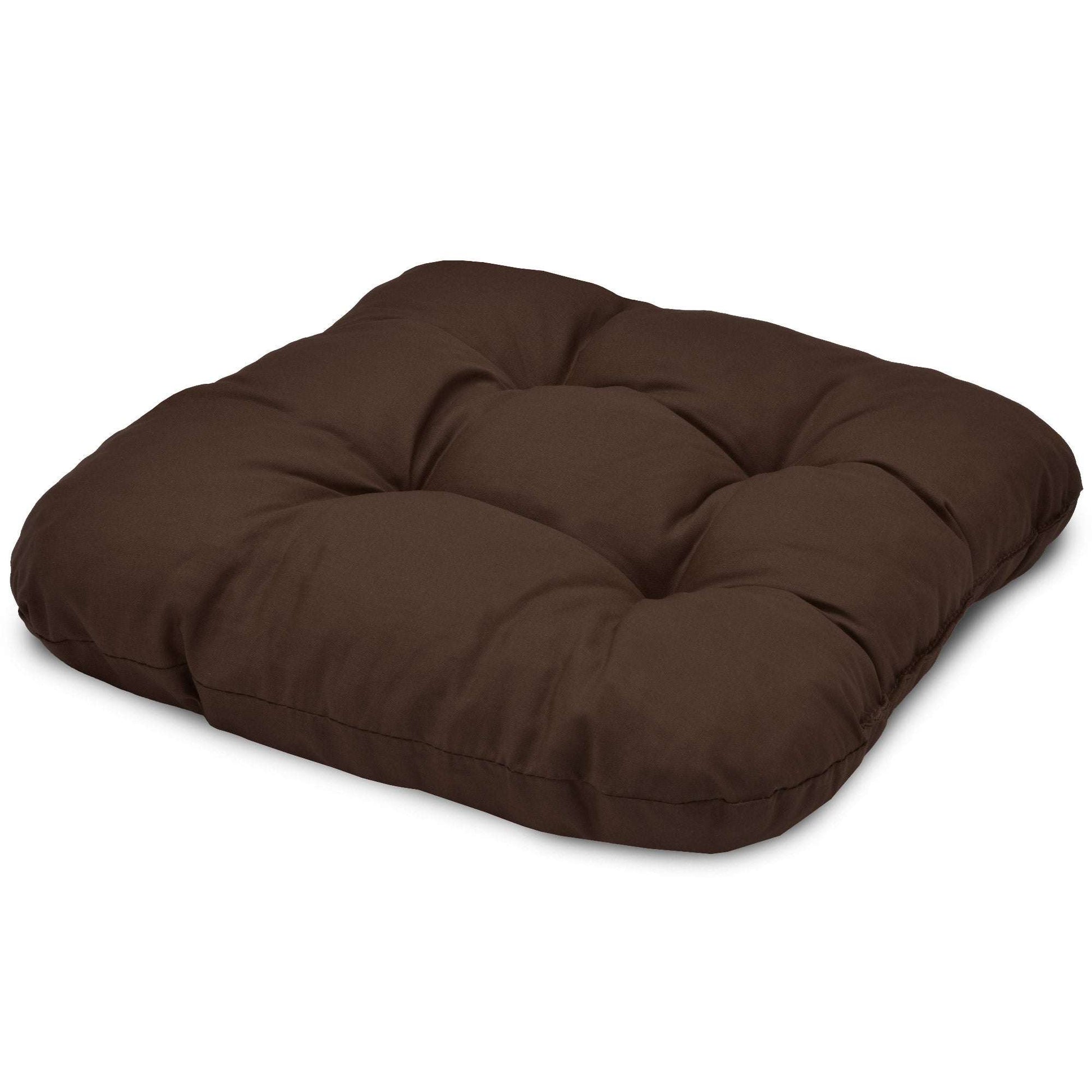 4-piece Beautissu Lisa chair cushion set in diverse colors, 40x40cm.