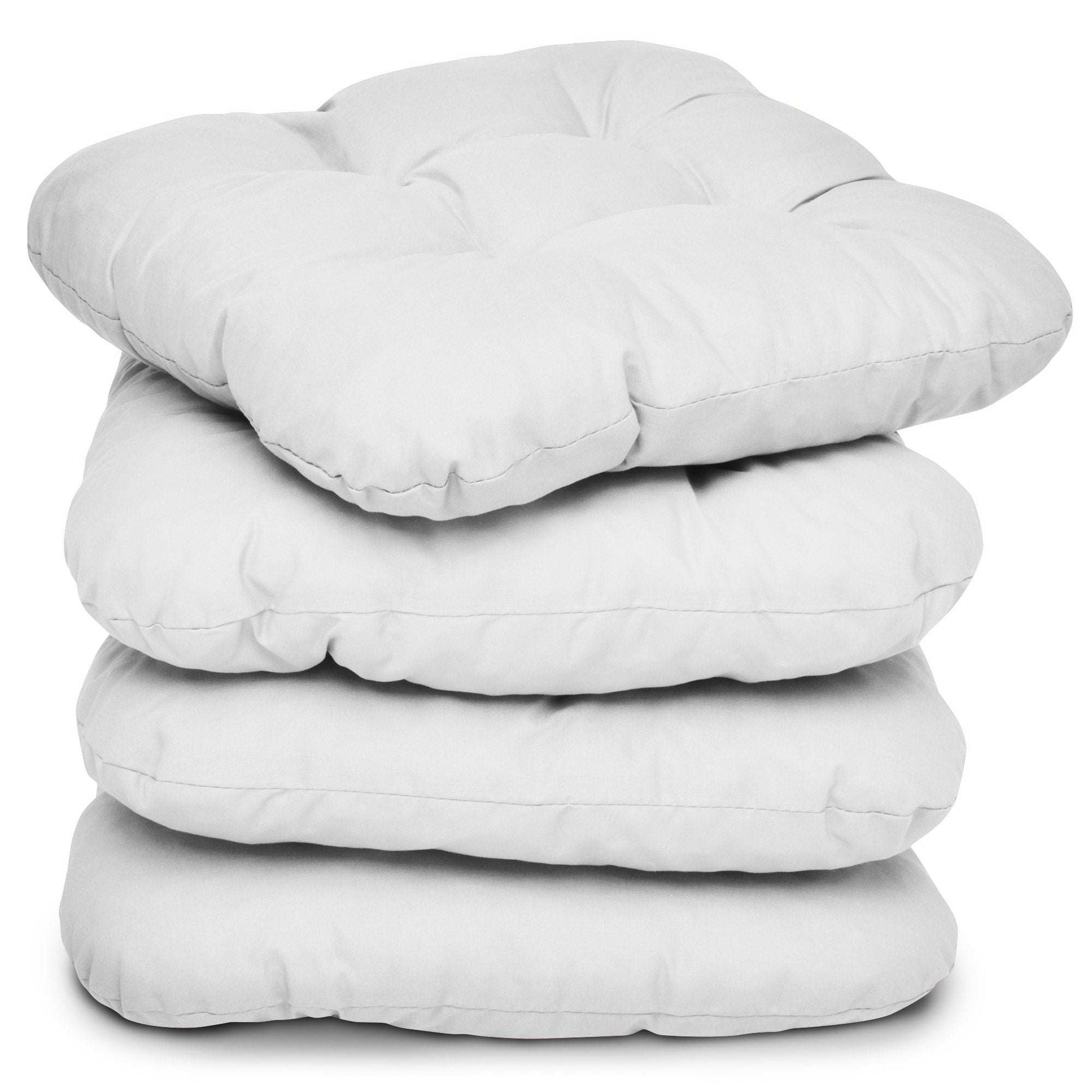 4er Set Beautissu Lisa Stuhlkissen 40x40cm in diversen Farben, hochwertige Dekokissen, universell nutzbar, Made in EU.