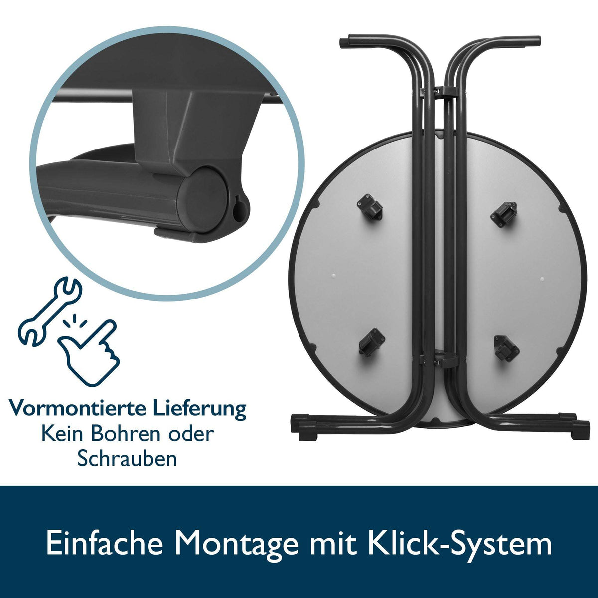 Set Stehtisch Bellini grau + Stella – Hussen Discount