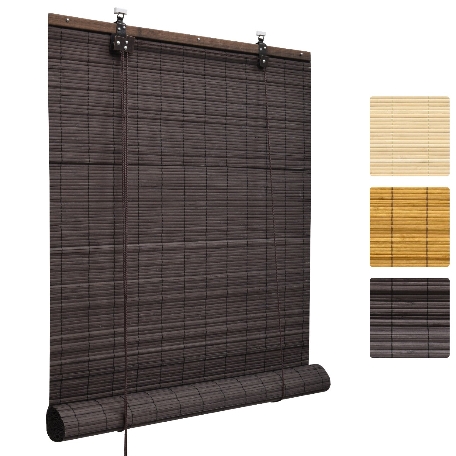 Bamboo roll-up blind Sol Royal SolDecor B86, various sizes and colors.