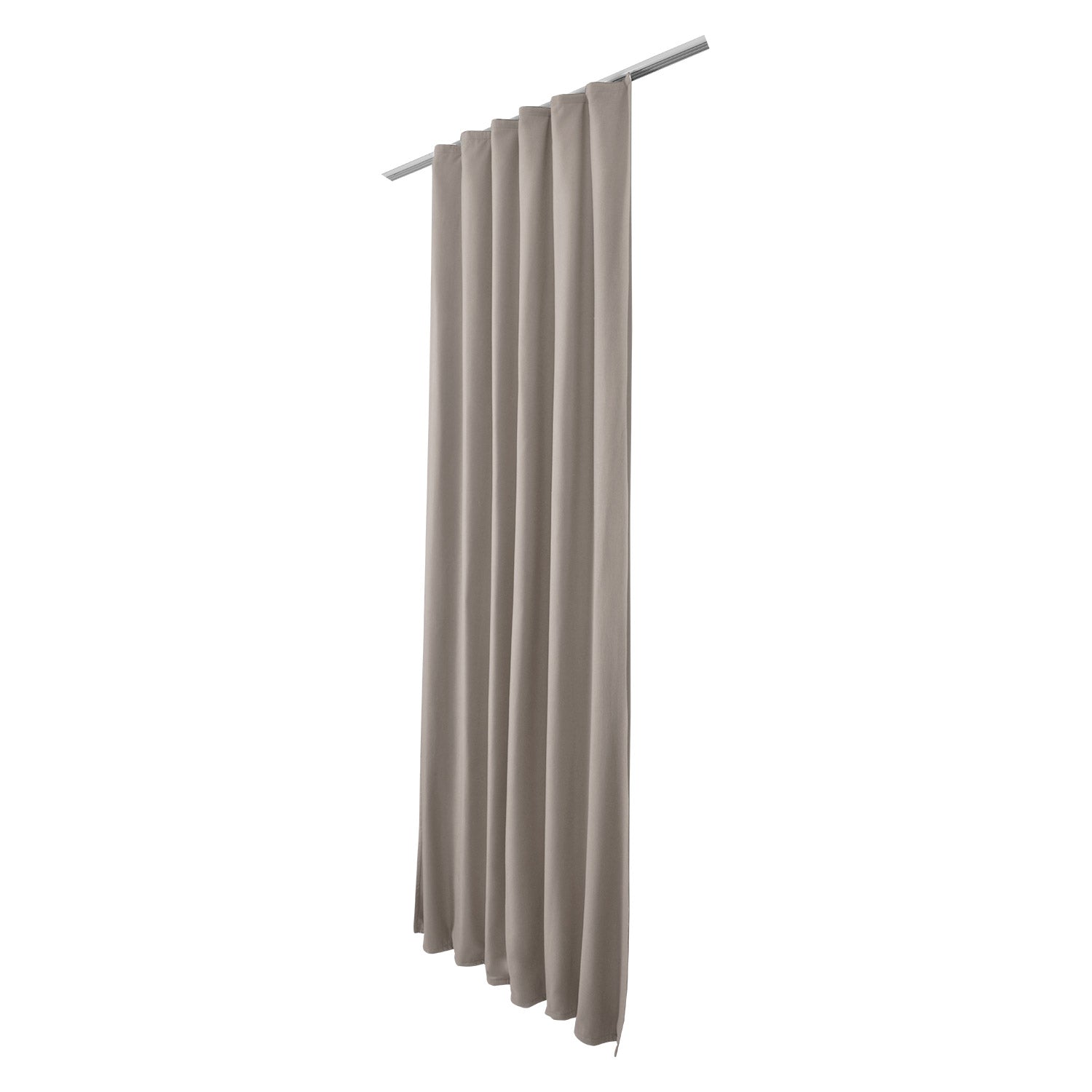 Thermo curtains with universal pleated band, UV-resistant, in assorted colors by Beautissu.
