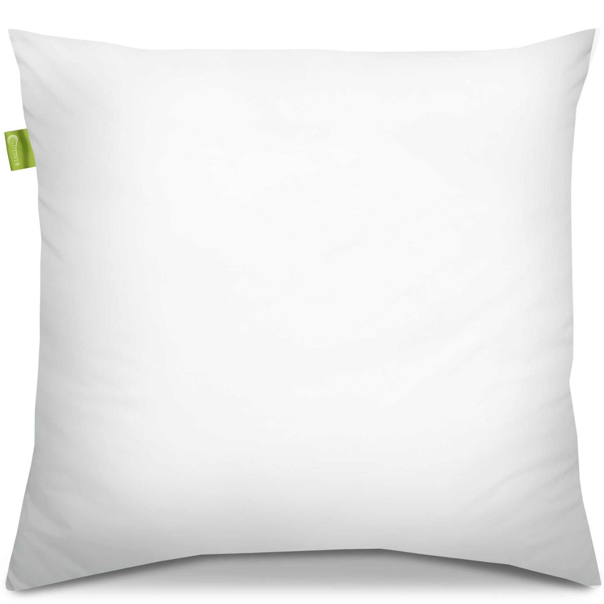 Beautissu BeauNuit NK microfibre pillow, white, ideal for allergy sufferers.