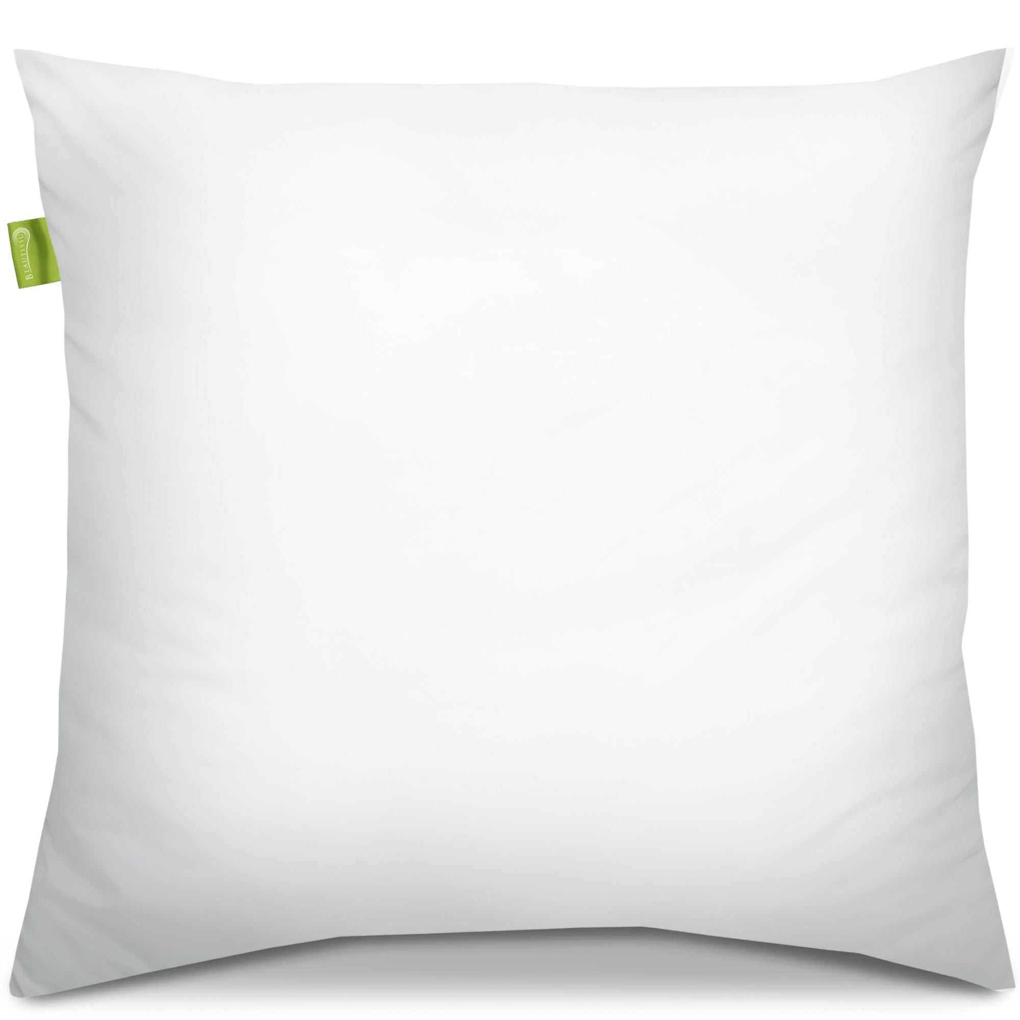 Beautissu BeauNuit NK microfibre pillow, white, ideal for allergy sufferers.