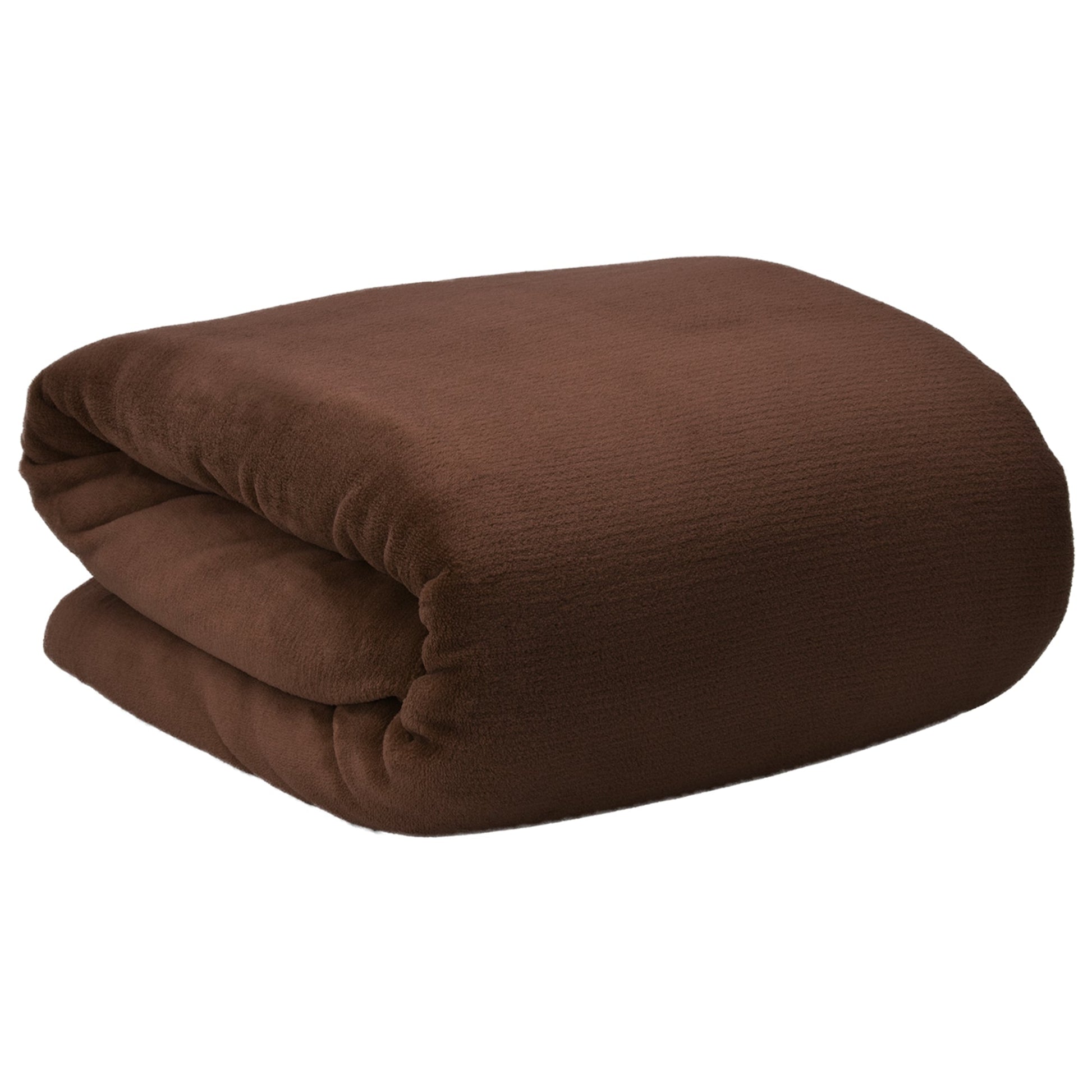 Beautissu XXL Tagesdecke Kuscheldecke Aurelia 220x240cm, braun, weiche Coral-Fleece Wohndecke, pflegeleichtes Mikrofaser-Polyester.