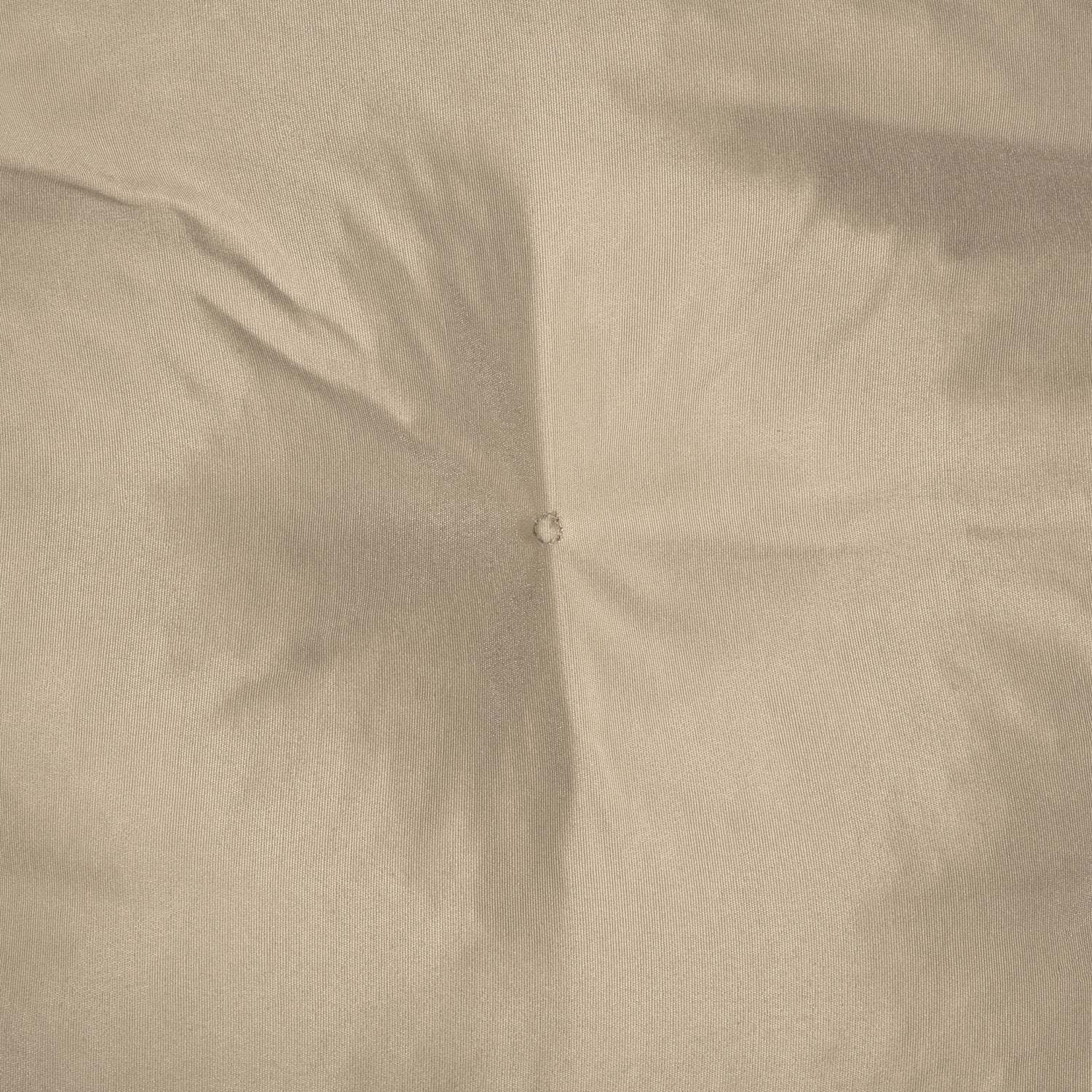 Beautissu Flair NL garden chair cushion, beige, tufted design, comfortable seating.