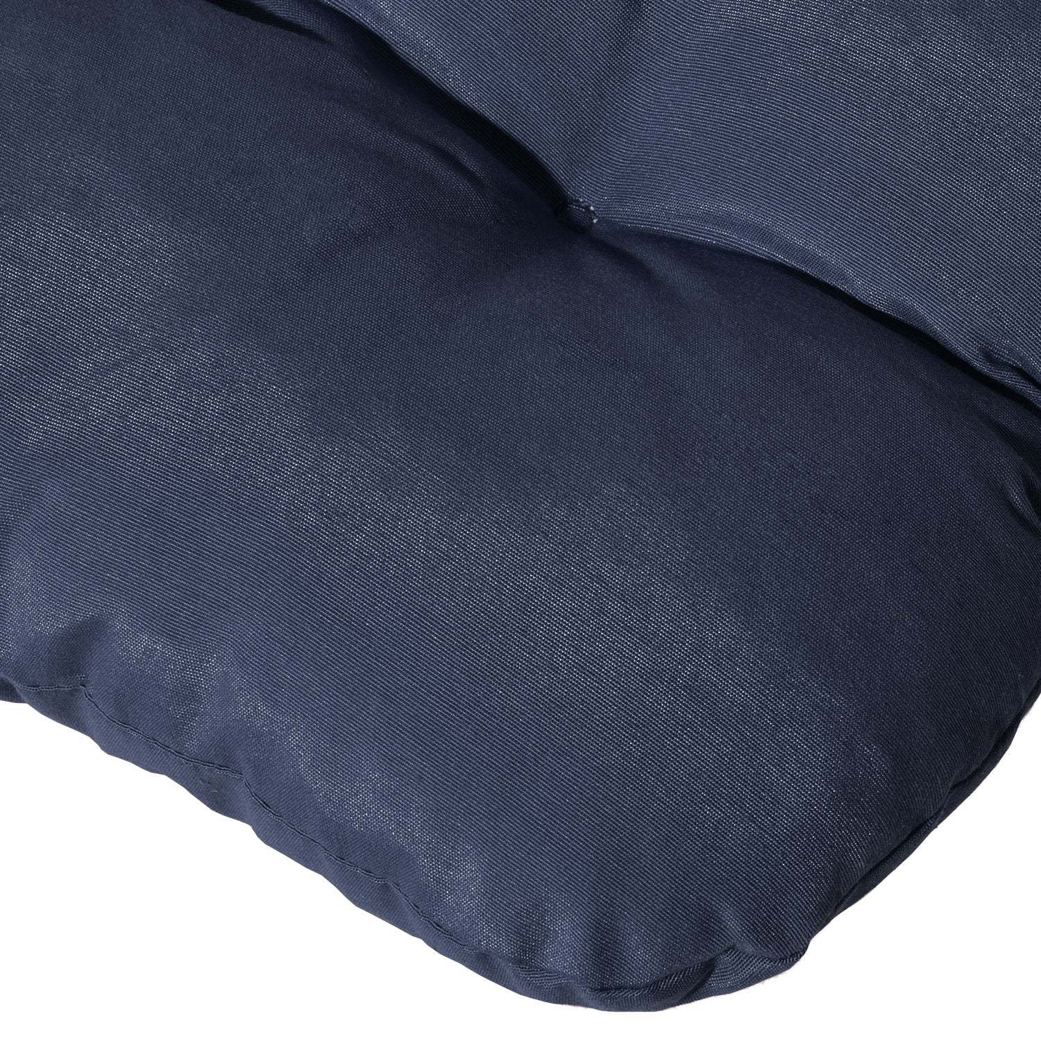 Beautissu Flair NL garden chair cushion, navy, 100x50x8 cm, comfortable and durable.